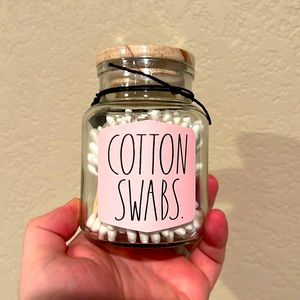 New Rae Dunn Cotton Swab Jar